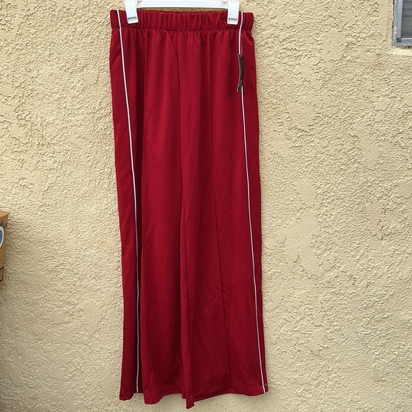 Women’s wild fable dark red Leg track pants dark red NWT - Picture 3 of 8